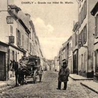 Charly-sur-Marne (Aisne) CPA Grande rue et hôtel