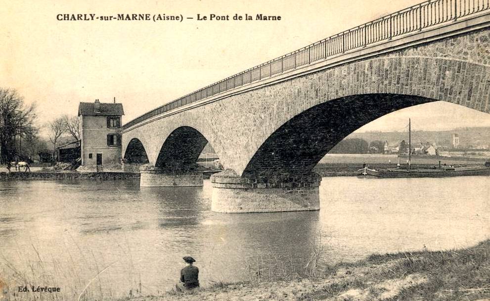 Charly-sur-Marne (Aisne) CPA Pont de la Marne