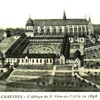  L'abbaye Saint-Père-en-Vallée, gravure 1696
