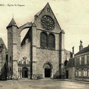 Chartres (28) L'église Saint-Aignan CPA