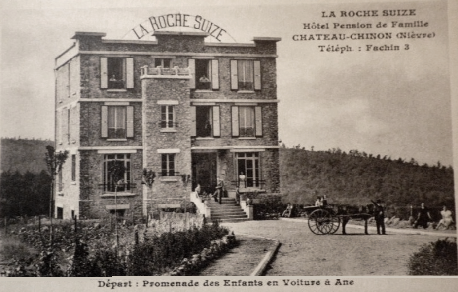 Château-Chinon (Nièvre) L'Hôtel La Roche Suize CPA
