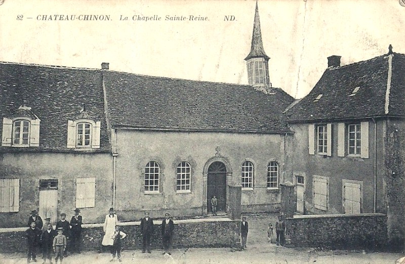 Château-Chinon (Nièvre) La chapelle Sainte Reine CPA