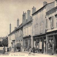 La route d'Autun CPA