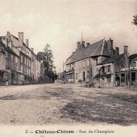 La rue du Champlain CPA