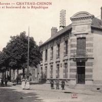 Le Boulevard de la République et la Poste CPA