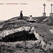 Château-Chinon (Nièvre) Le calvaire, les trois croix CPA