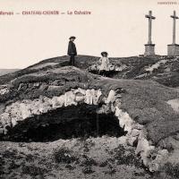 Le calvaire, les trois croix CPA