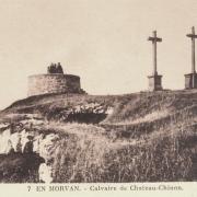 Château-Chinon (Nièvre) Le calvaire, les trois croix CPA