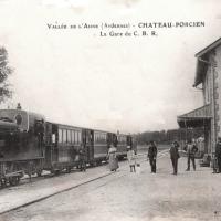 Château-Porcien (08) Gare CPA