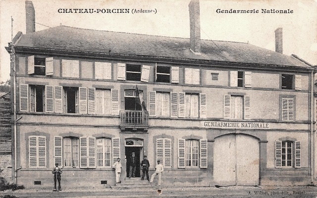 Château-Porcien (08) Gendarmerie CPA