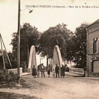 Château-Porcien (08) Pont sur l'Aisne CPA
