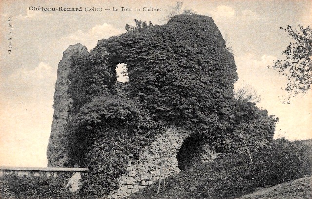 Château-Renard (45) Château féodal, tour du chastelet CPA