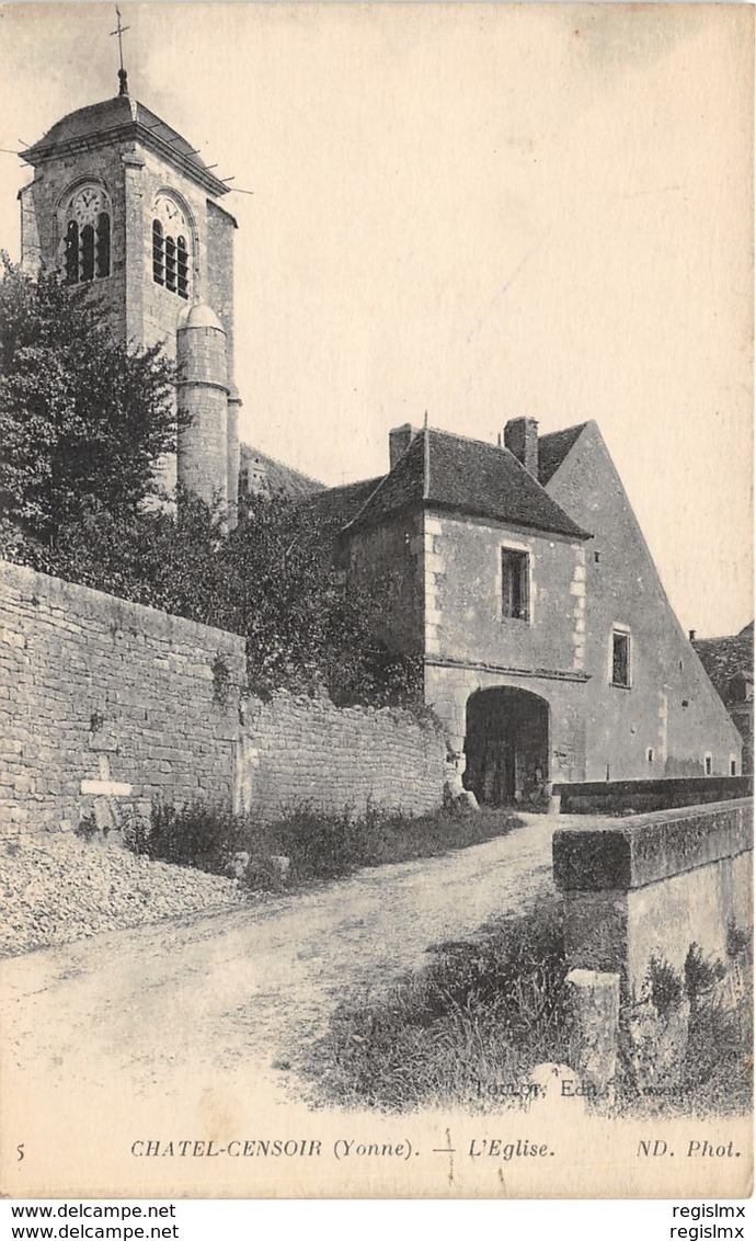 Châtel-Censoir (89) L'église CPA