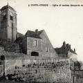 Châtel-Censoir (89) L'église et les remparts CPA