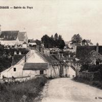 Châtel-Censoir (89) L'entrée du village CPA