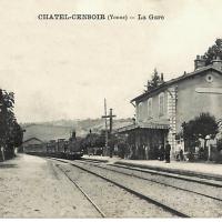 Châtel-Censoir (89) La gare CPA