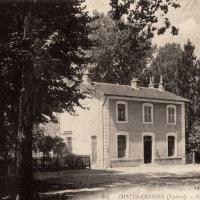 Châtel-Censoir (89) La gare CPA