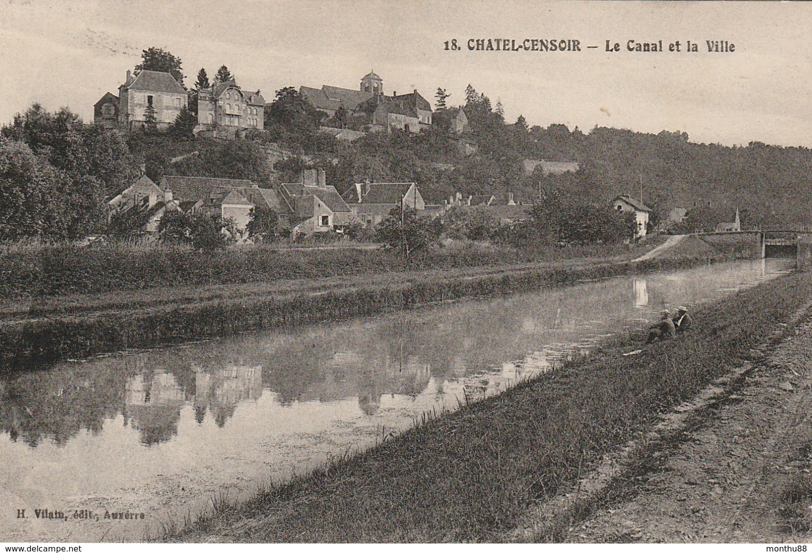 Châtel-Censoir (89) Le canal CPA