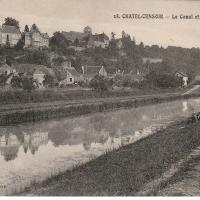 Châtel-Censoir (89) Le canal CPA