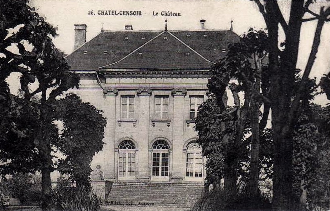 Châtel-Censoir (89) Le château CPA