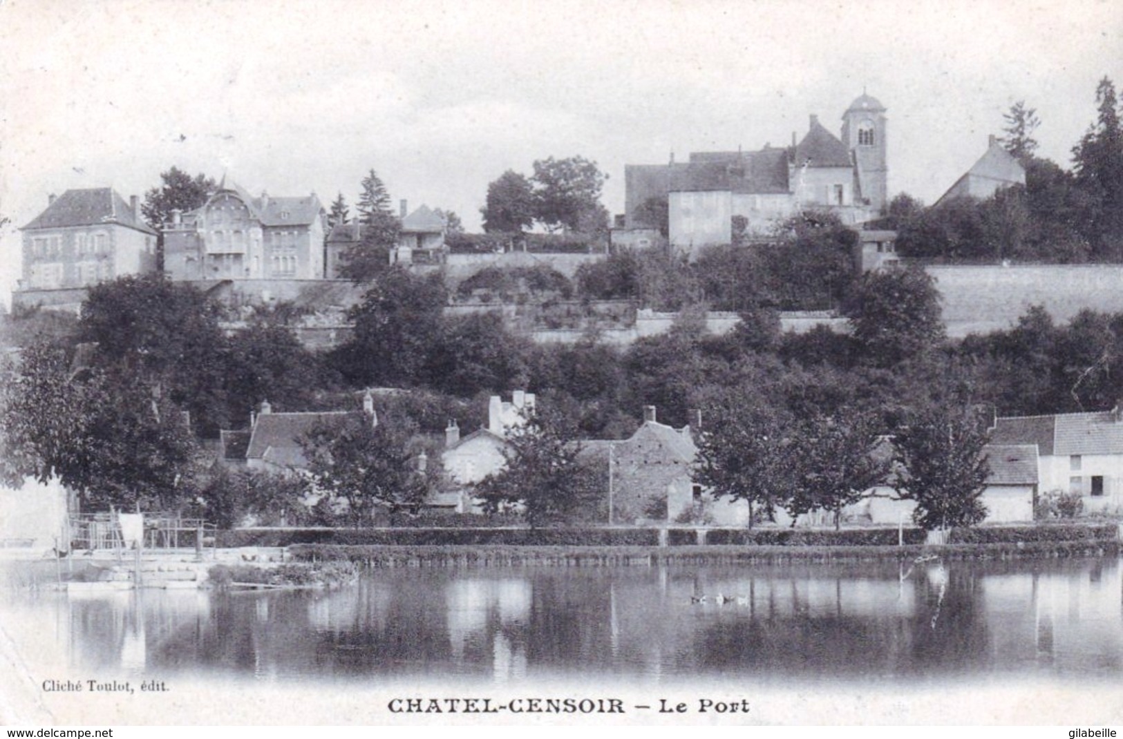 Châtel-Censoir (89) Le Port CPA