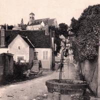 Châtel-Censoir (89) Une rue CPA