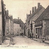Châtel-Censoir (89) Une rue CPA