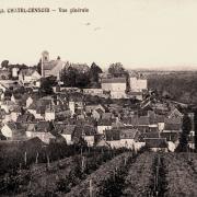 Châtel-Censoir (89) Vue générale CPA