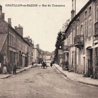 La rue du commerce CPA