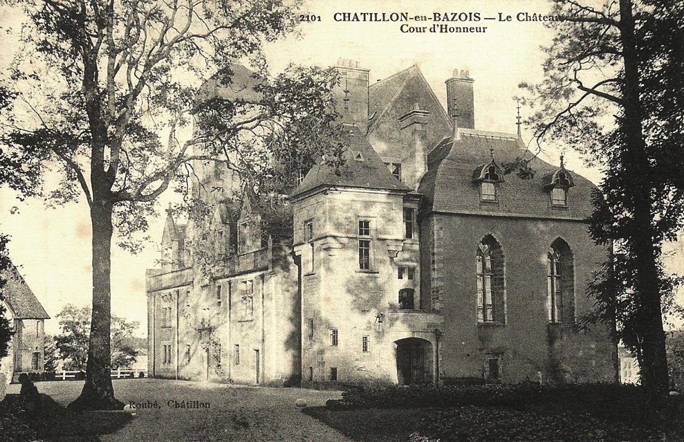 Châtillon-en-Bazois (Nièvre) Le château CPA