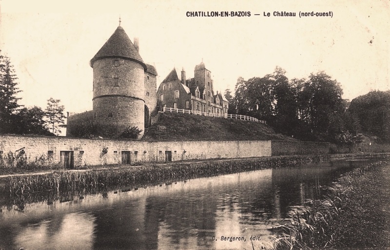 Châtillon-en-Bazois (Nièvre) Le château CPA