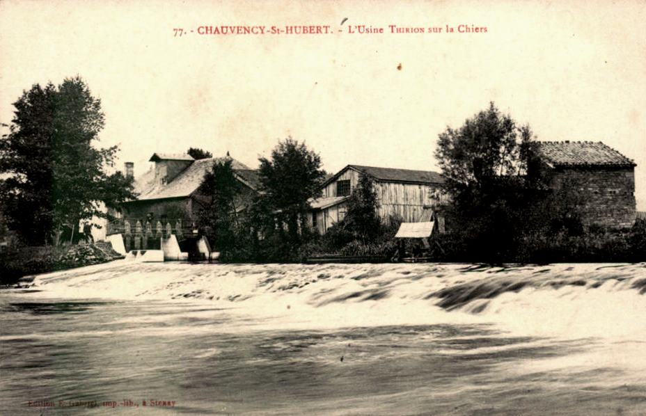 Chauvency-Saint-Hubert (Meuse) L'usine CPA
