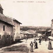 Chauvency-Saint-Hubert (Meuse) La Grande Rue CPA