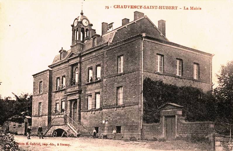 Chauvency-Saint-Hubert (Meuse) La mairie CPA