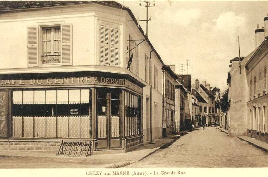 Chézy-sur-Marne (Aisne) CPA Grande rue