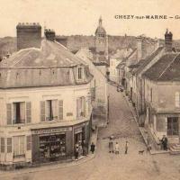 Chézy-sur-Marne (Aisne) CPA Grande rue