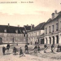 Chézy-sur-Marne (Aisne) CPA Mairie et école