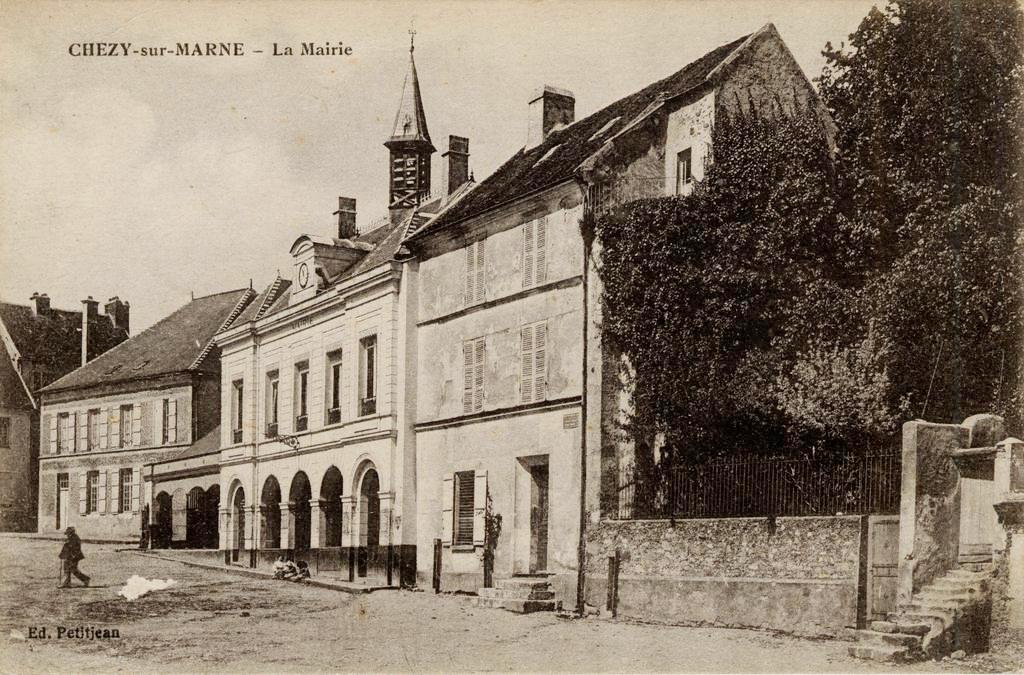 Chézy-sur-Marne (Aisne) CPA Mairie