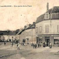 Chézy-sur-Marne (Aisne) CPA Place