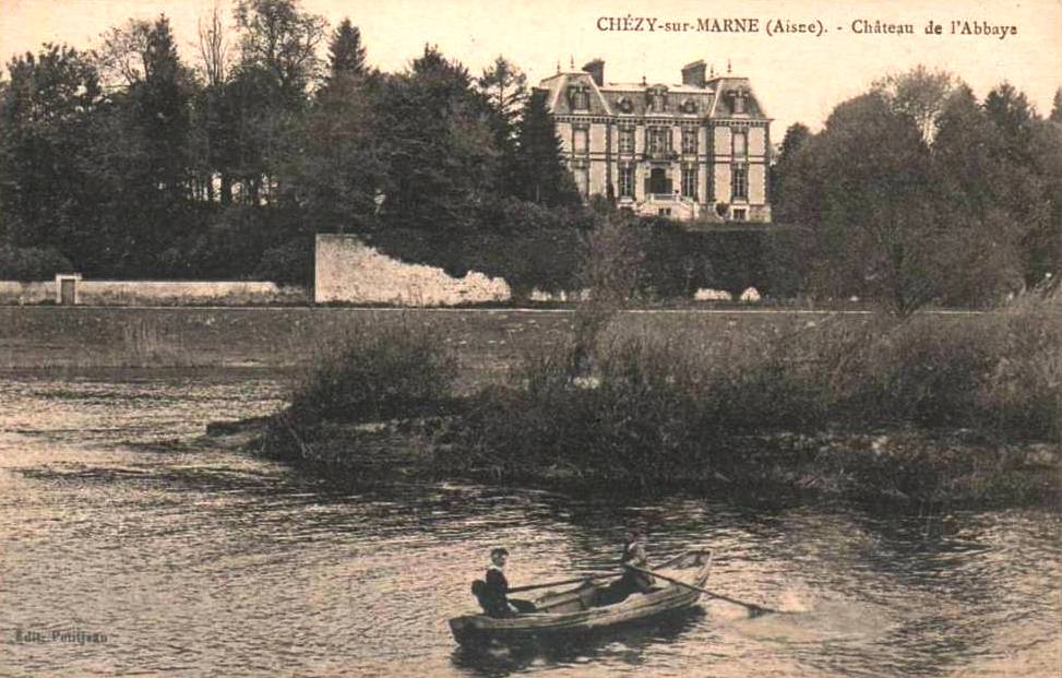 Chézy-sur-Marne (Aisne) CPA Château de l'abbaye Saint Pierre