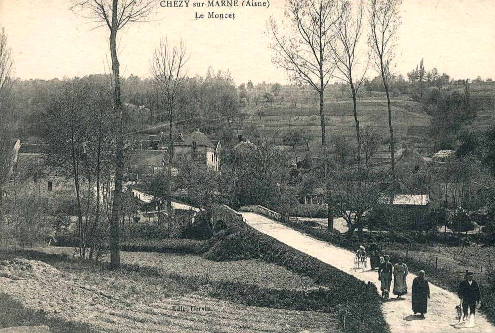 Chézy-sur-Marne (Aisne) CPA Le Moncet
