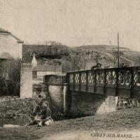 Chézy-sur-Marne (Aisne) CPA Pont du Dolloir