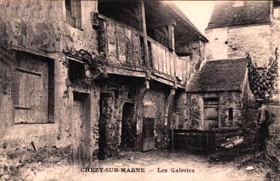 Chézy-sur-Marne (Aisne) CPA Les galeries