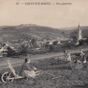 Chézy-sur-Marne (Aisne) CPA Vue générale