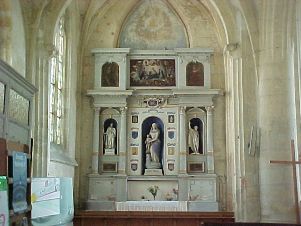 Chézy-sur-Marne (Aisne) Eglise Saint Martin intérieur