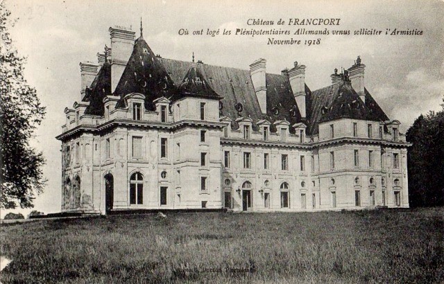 Choisy au bac 60 francport le chateau des bonhommes cpa