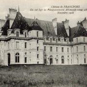 Choisy au bac 60 francport le chateau des bonhommes cpa