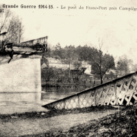 Choisy au bac 60 francport le pont en 1914-18