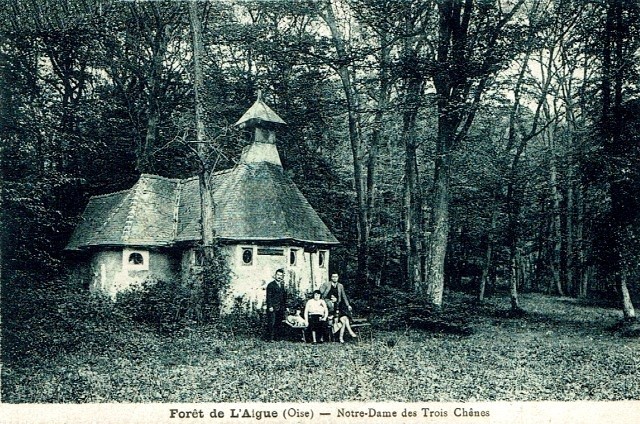 Choisy au bac 60 la chapelle des trois chenes cpa