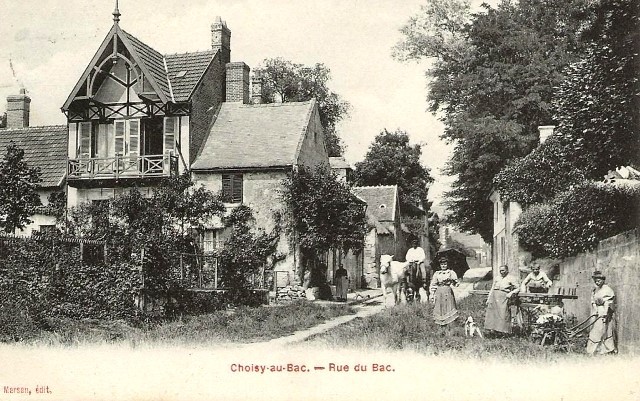 Choisy au bac 60 la rue du bac cpa